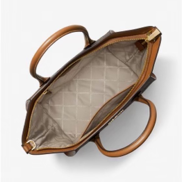 MICHAEL MICHAEL KORS Avril Large Logo Top-Zip Satchel - Picture 4 of 4